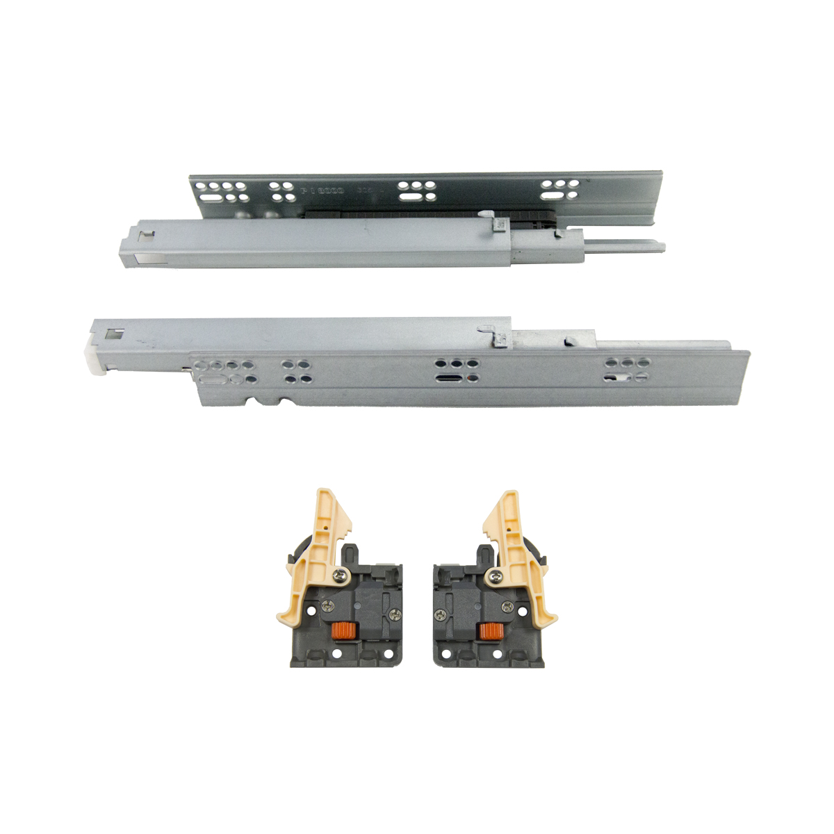 Pride Industrial Perform Pro 2X undermount soft-close drawer slides