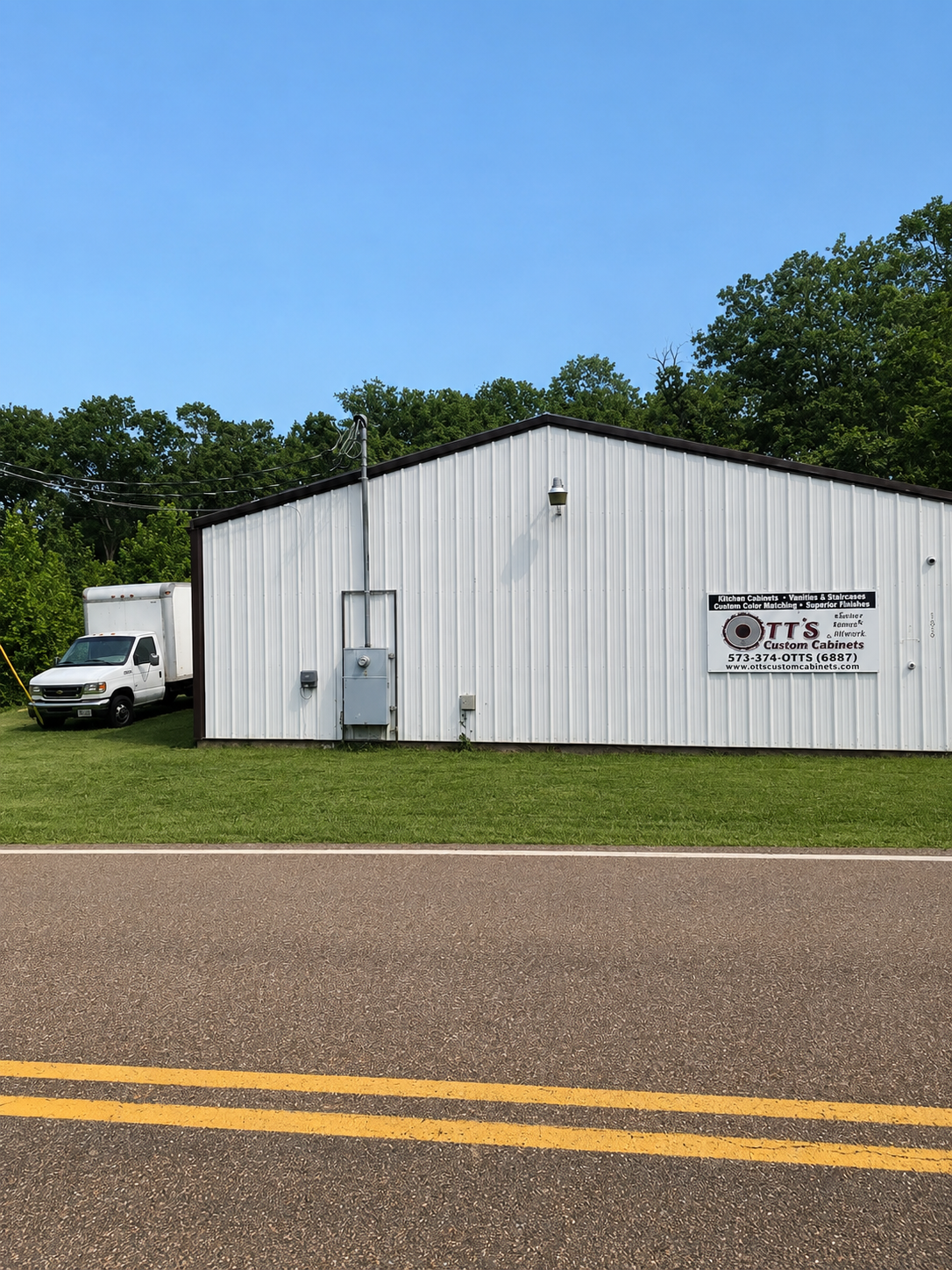 Ott's Custom Cabinets shop in Sunrise Beach